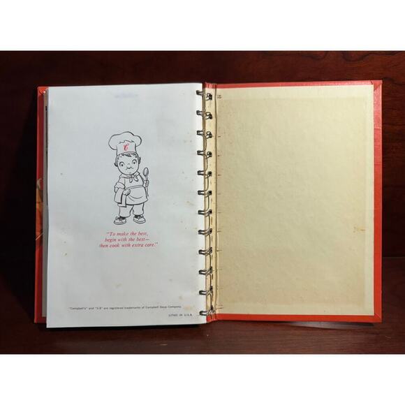 1976 Vintage Campbell Cookbook Cooking with Soup Recipes Spiral Binding - Picture 6 of 9